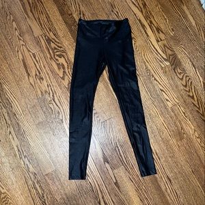 Koral Shiny Black Leggings size XS